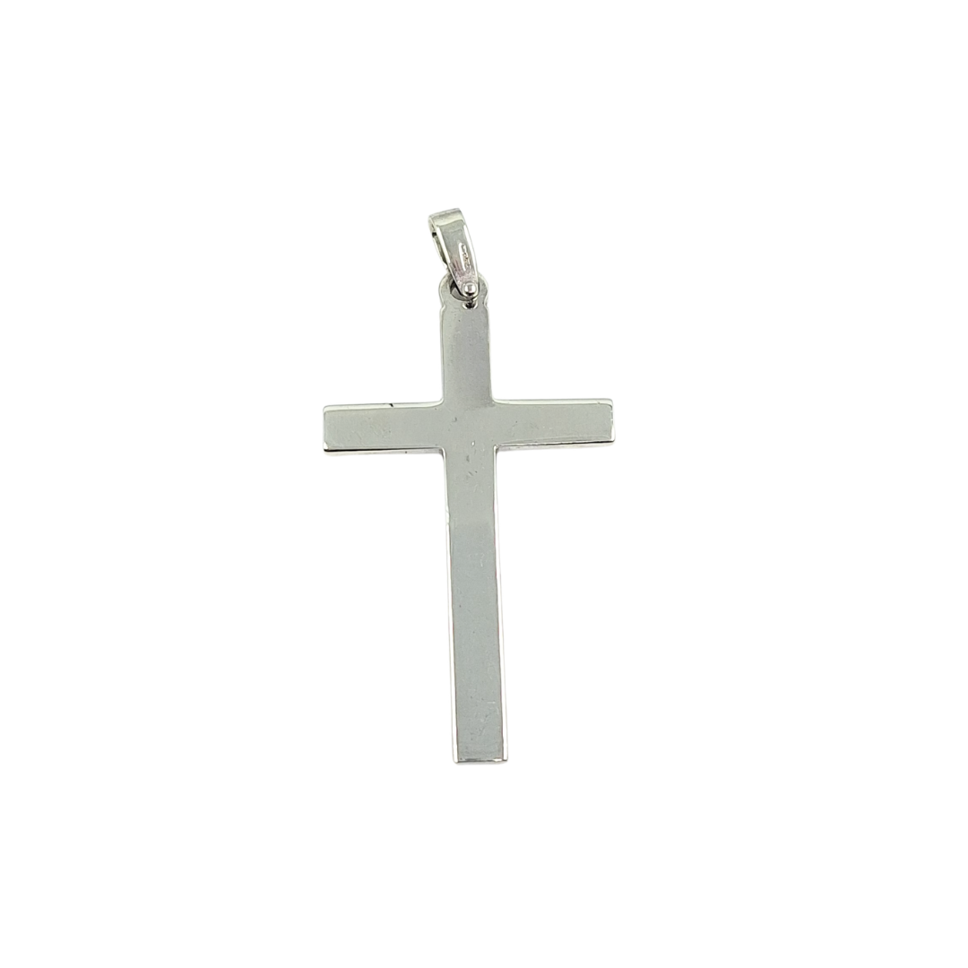 9ct White Gold Cross Pendant