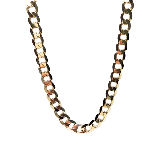 9ct Yellow Gold Curb Chain 24"