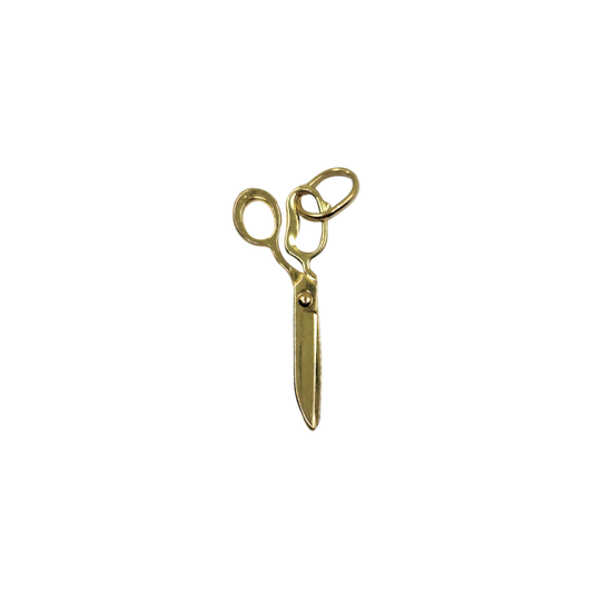 9ct Yellow Gold Scissors Charm