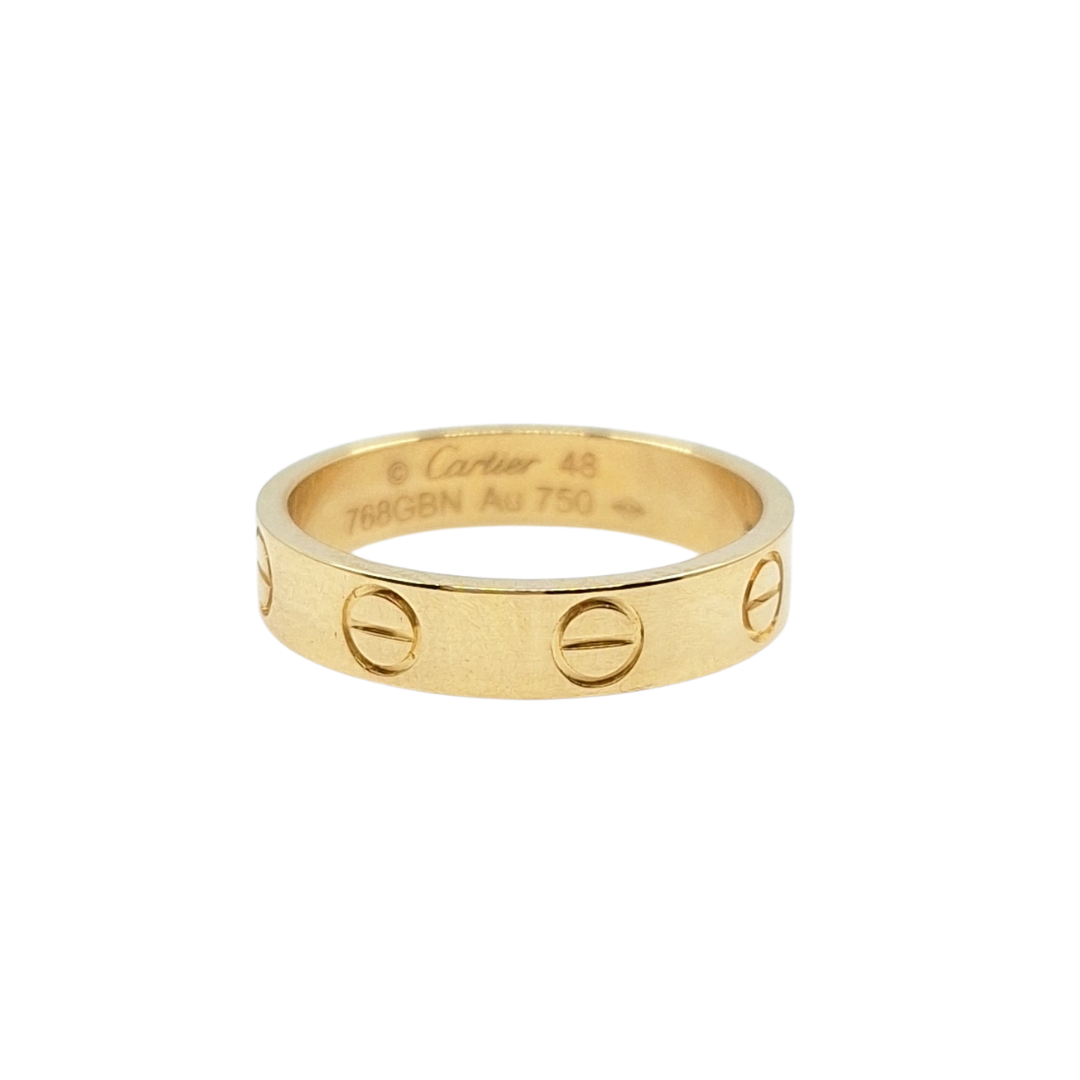 18ct Yellow Gold Cartier Love Ring
