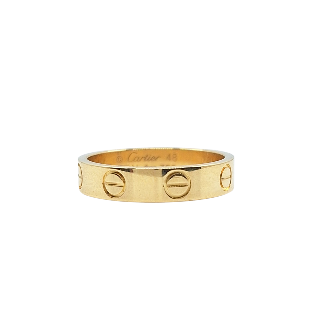 18ct Yellow Gold Cartier Love Ring