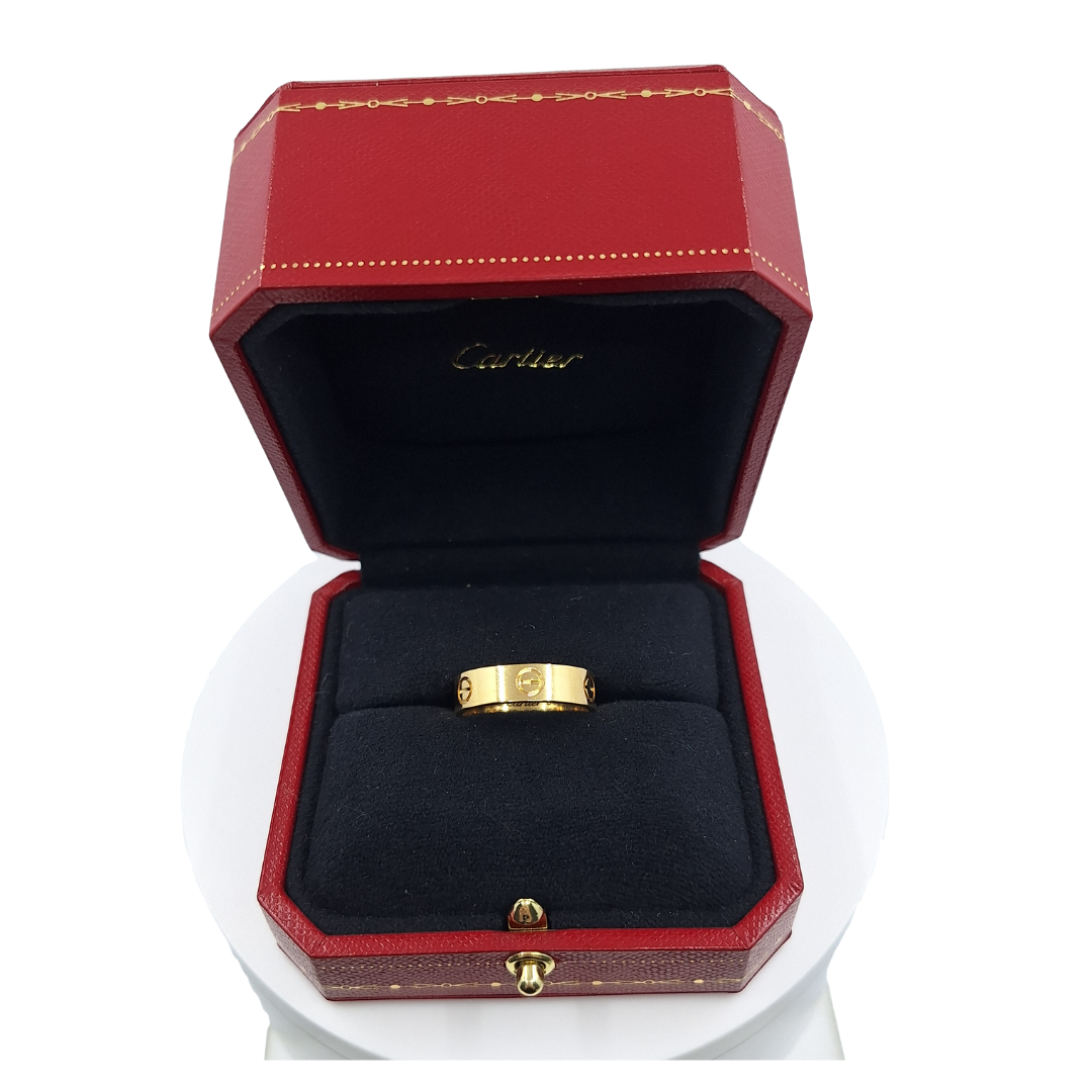 18ct Yellow Gold Cartier Love Ring