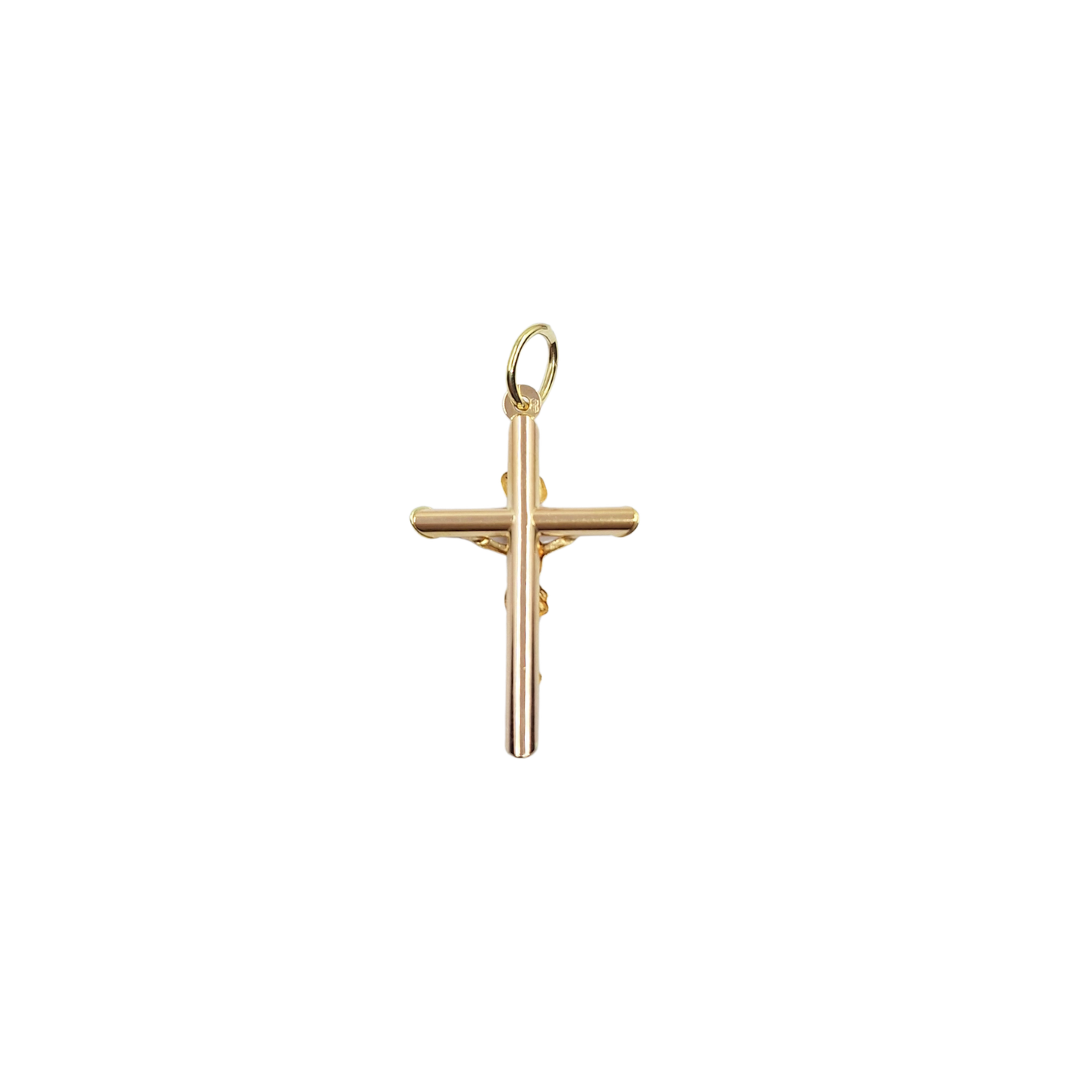9ct Yellow Gold Crucifix Cross Pendant