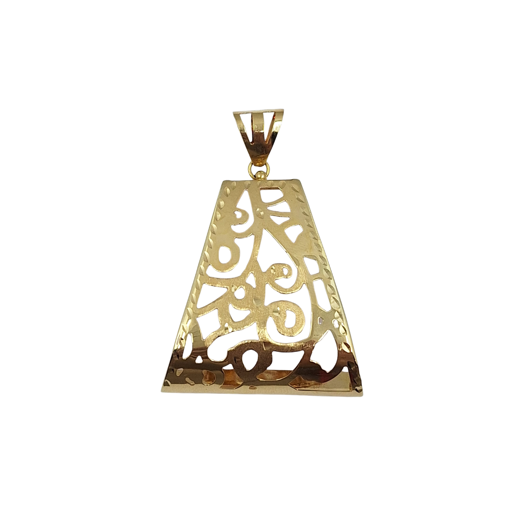 18ct Yellow Gold Pendant And Earring Set