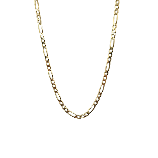 9ct Yellow Gold 20" Figaro Chain