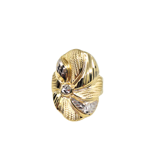 14ct 2 Colour Gold Fancy Ring