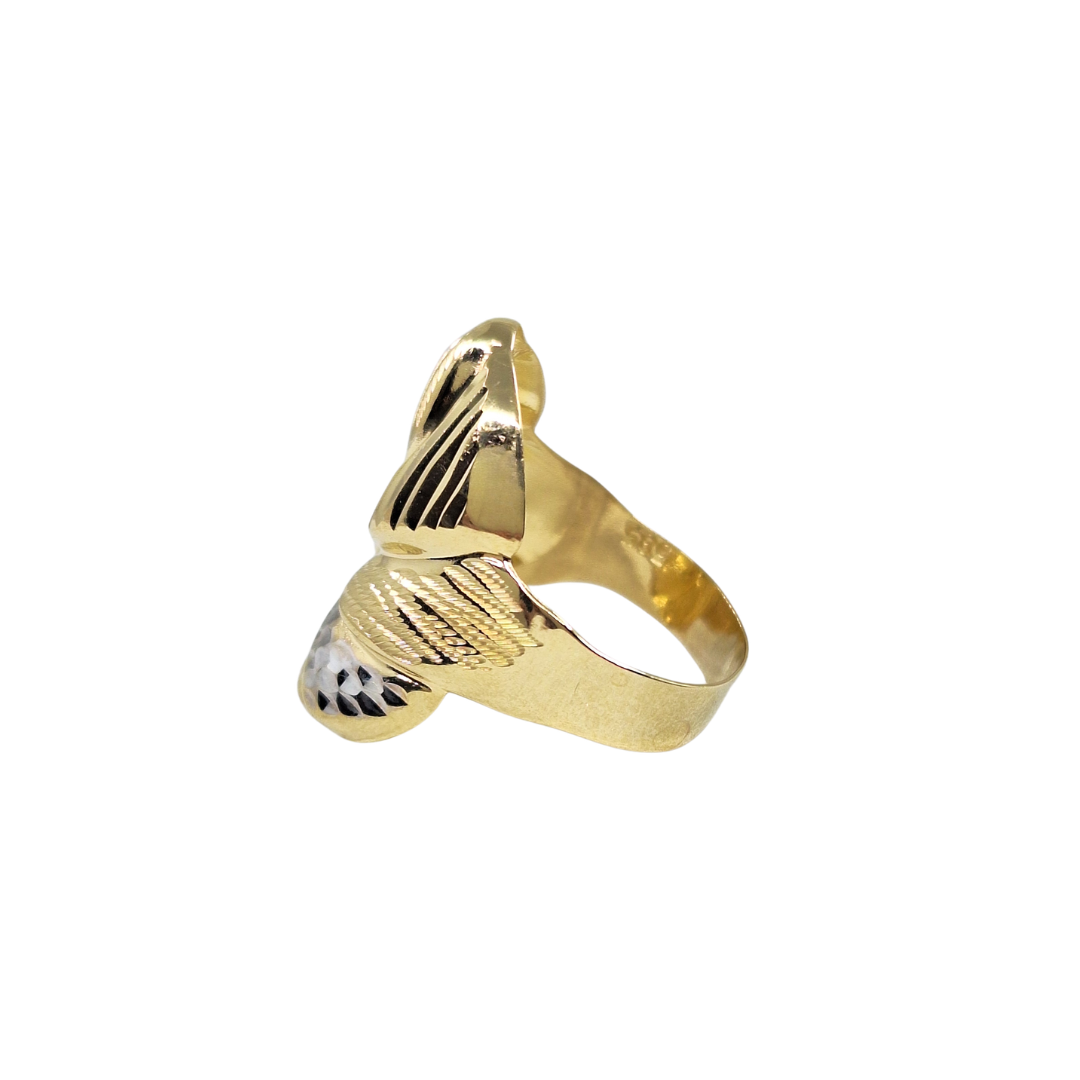 14ct 2 Colour Gold Fancy Ring