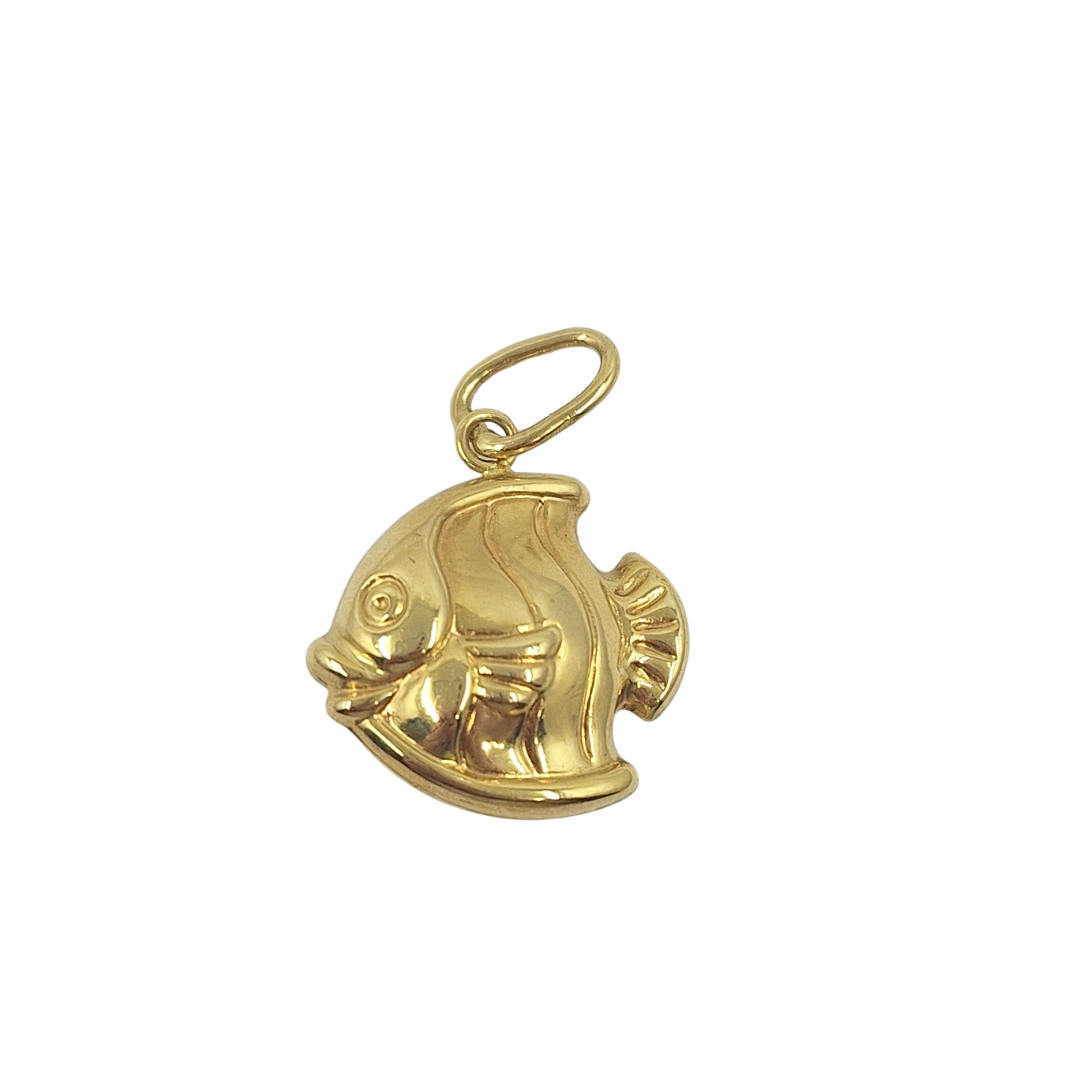 18ct Yellow Gold Fish Charm