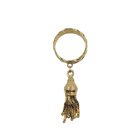 9ct Yellow Gold Tassel Ring