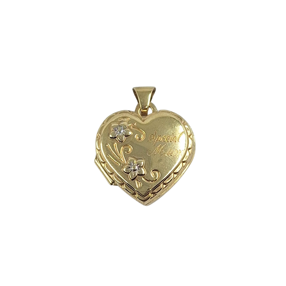 9ct Yellow Gold Special Mum Heart Locket