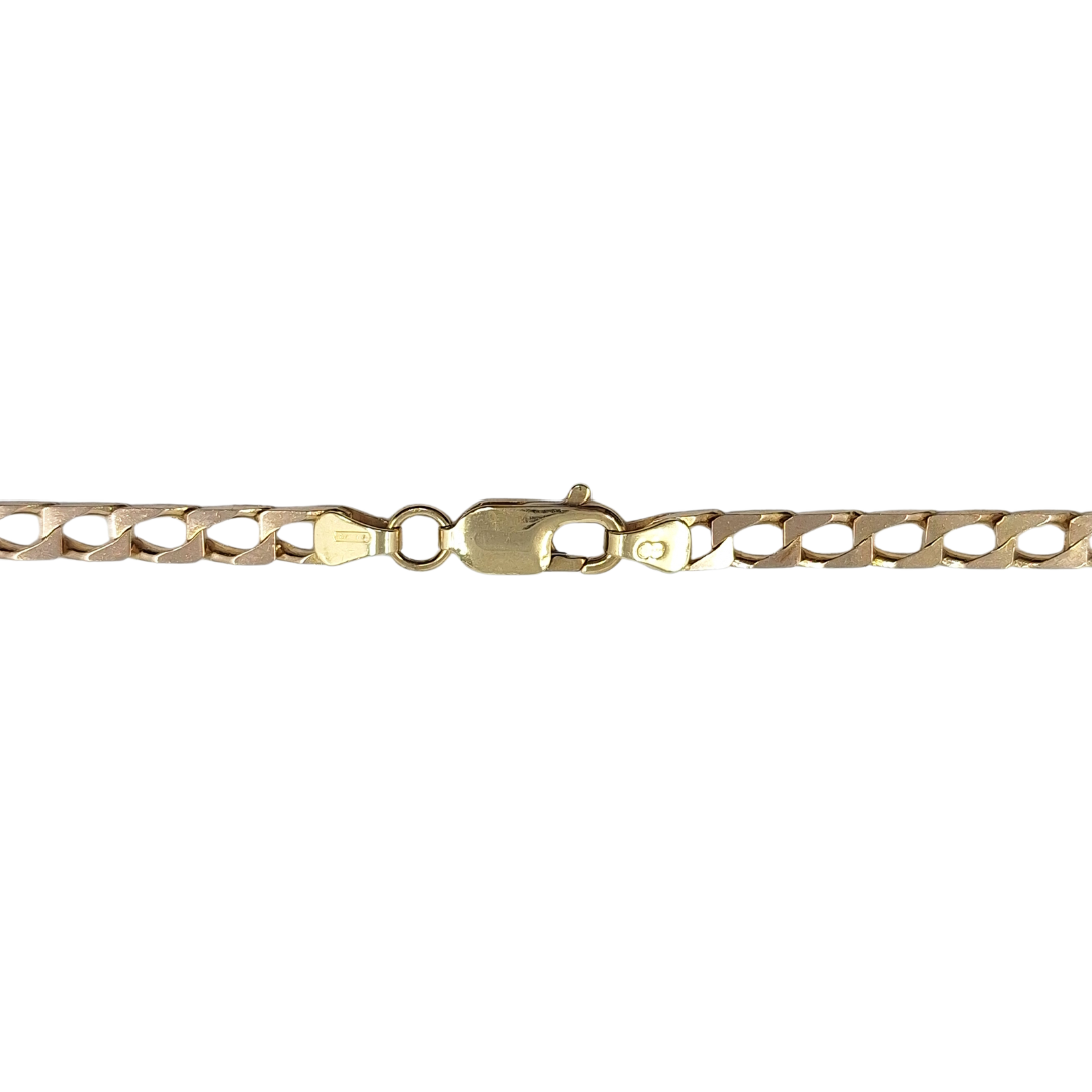 9ct Yellow Gold 20" Square Curb Chain