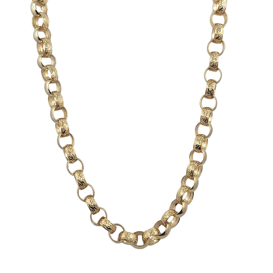 9ct Yellow Gold 26" Belcher Chain
