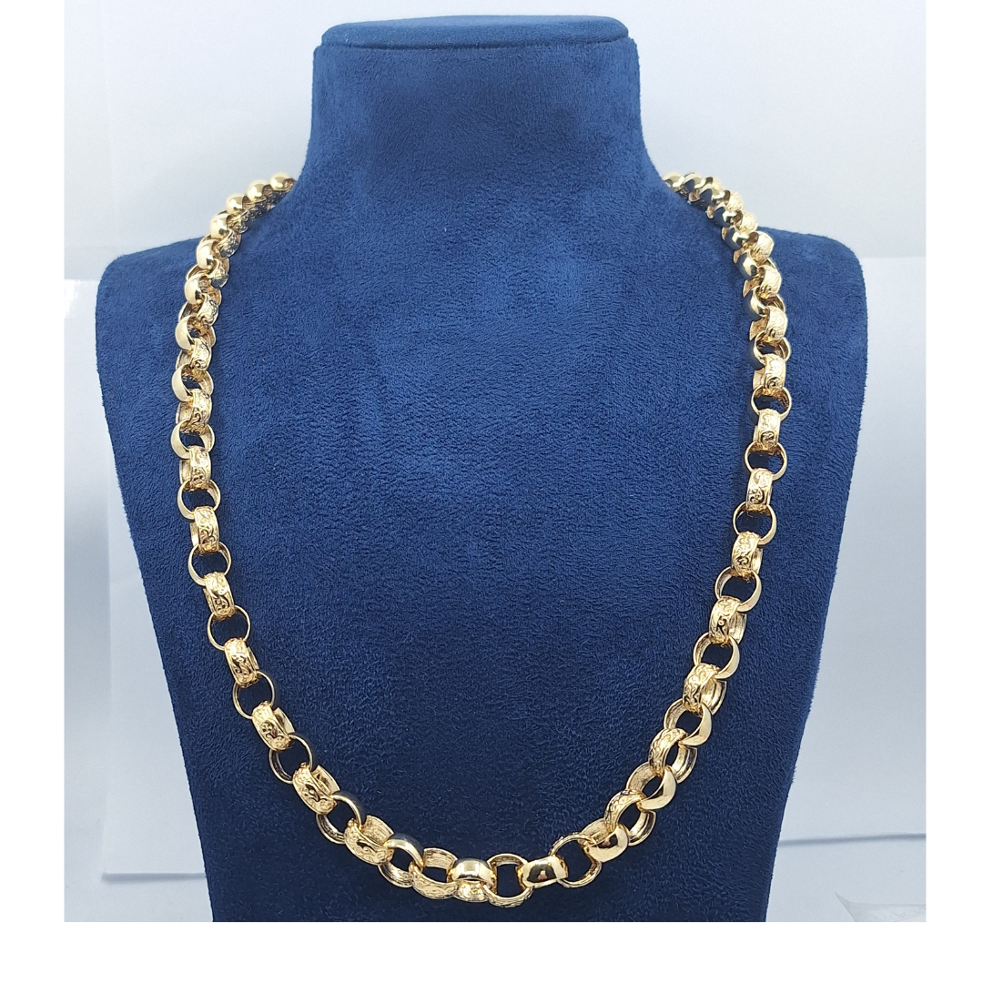 9ct Yellow Gold 26" Belcher Chain