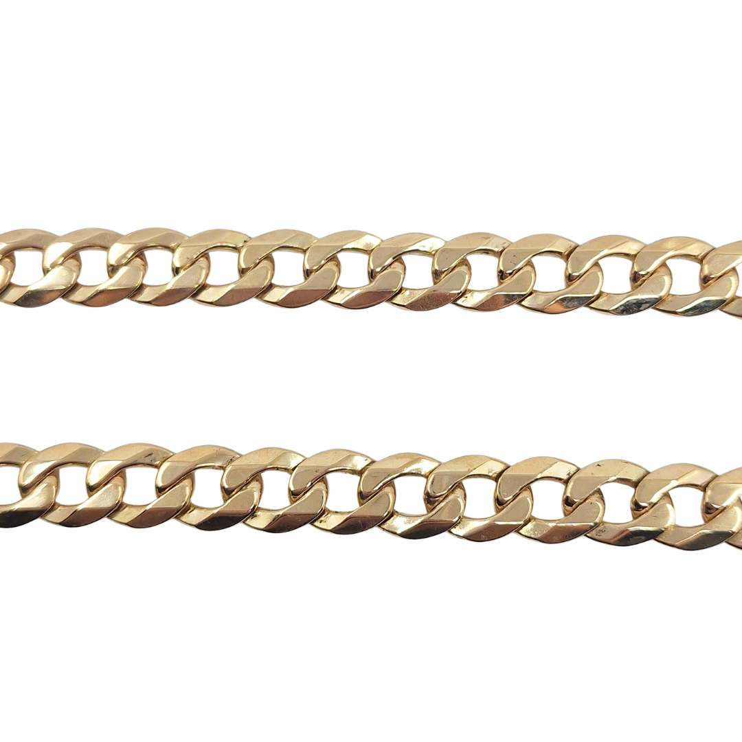 9ct Yellow Gold 24" Curb Chain
