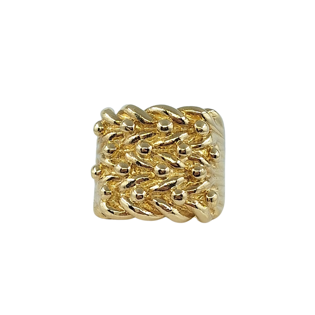 9ct Yellow Gold Keeper Ring