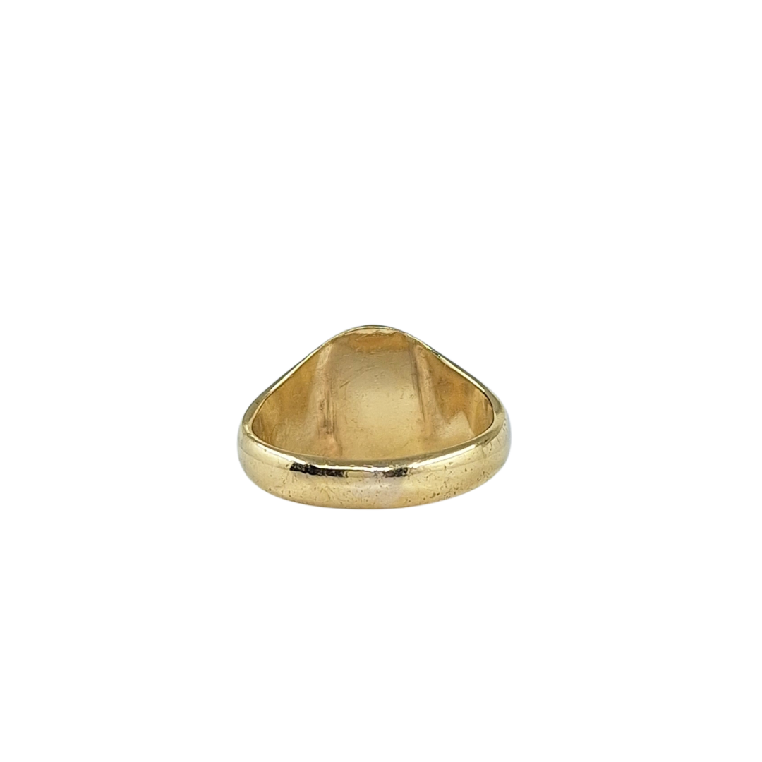 9ct Yellow Gold Plain Signet Ring