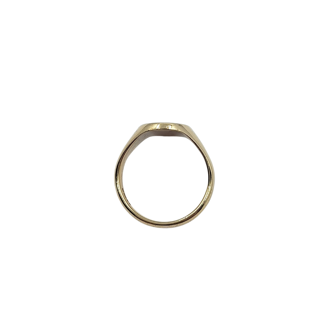 9ct Yellow Gold Plain Signet Ring