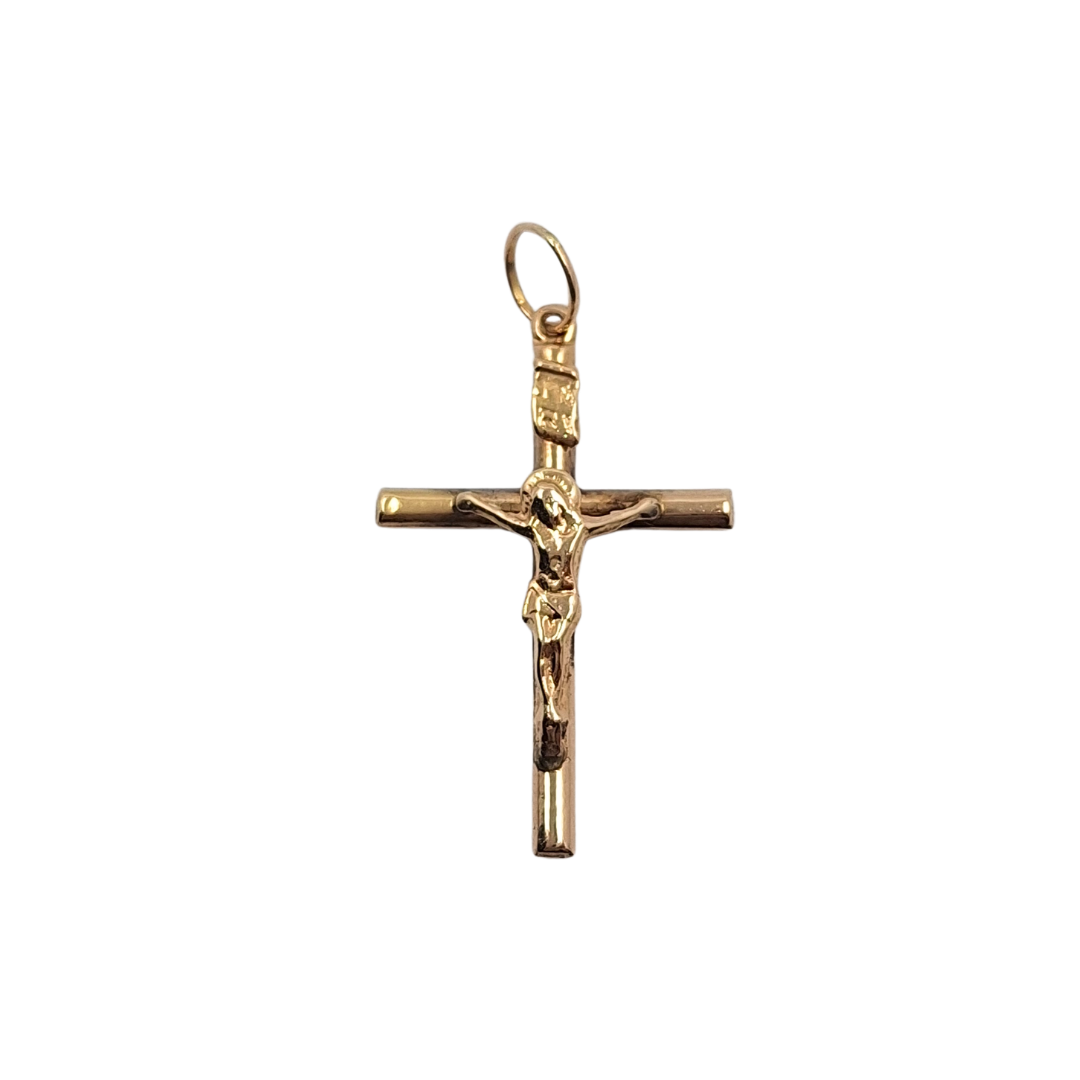 9ct Yellow Gold Crucifix Pendant