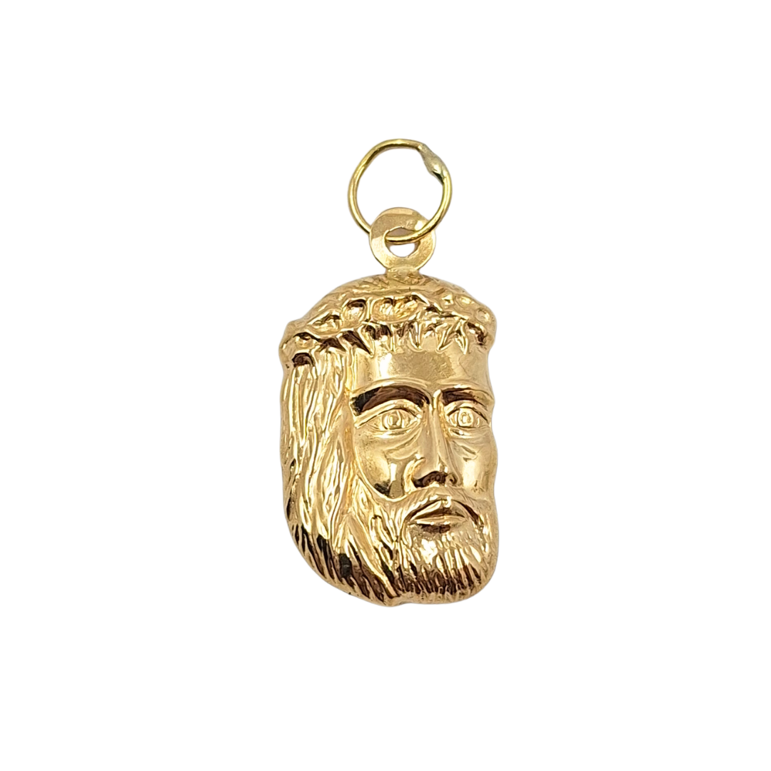 18ct Yellow Gold Jesus Pendant