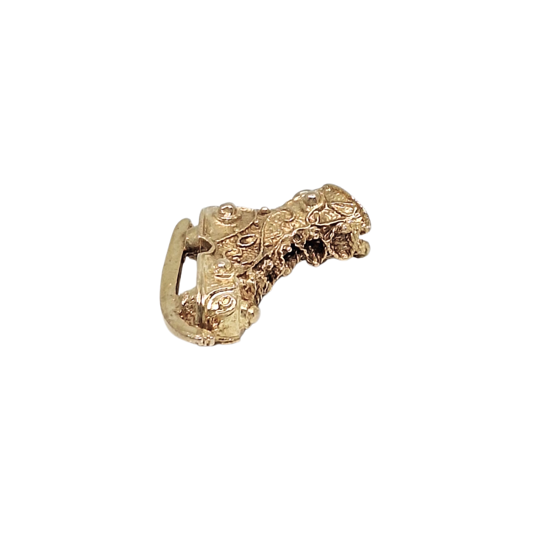 9ct Yellow Gold Ice Skate Charm