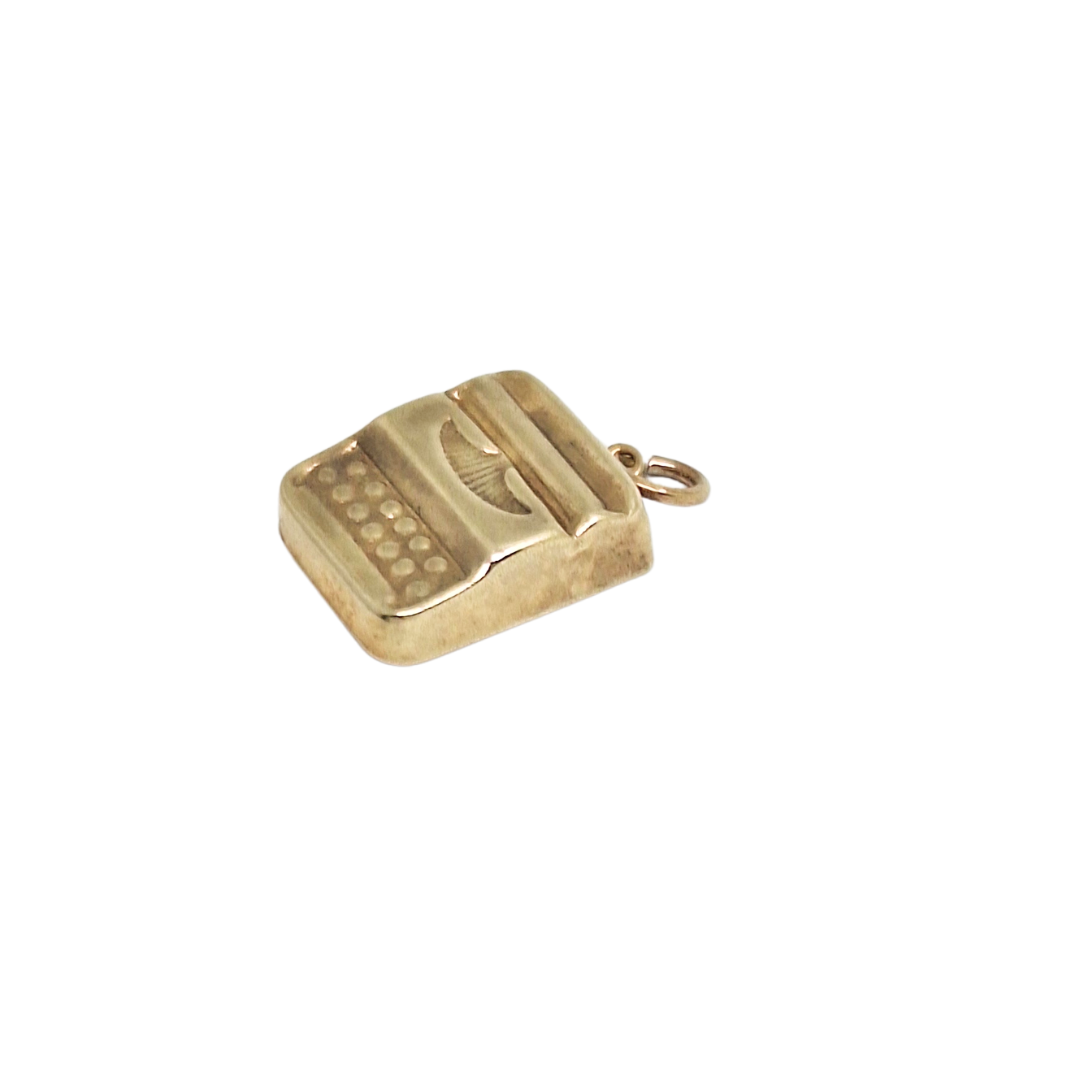 9ct Yellow Gold Typewriter Charm