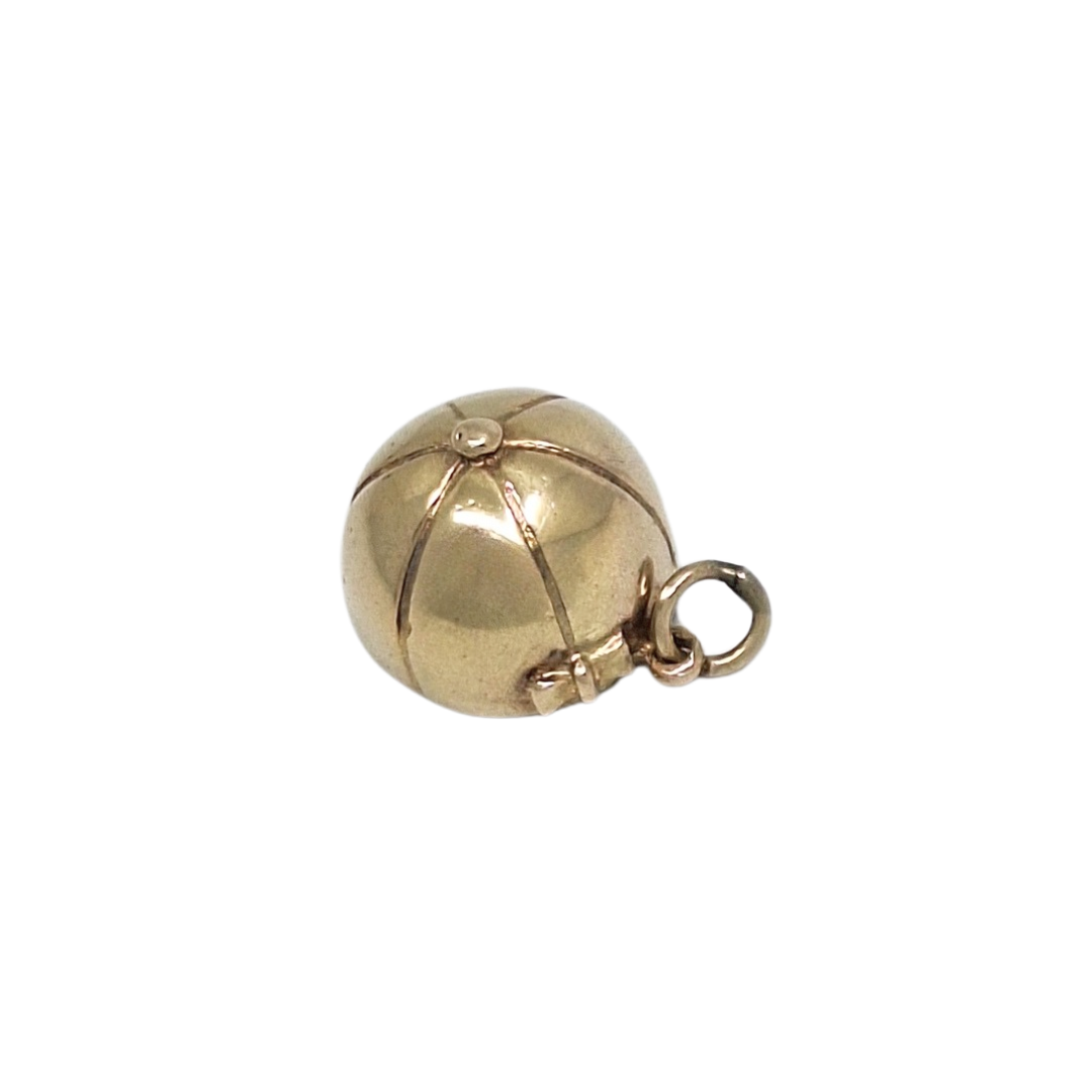 9ct Yellow Gold Riding Hat Charm