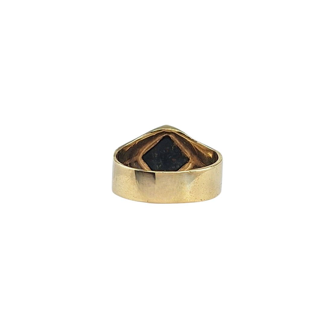 9ct Yellow Gold Bloodstone Signet Ring