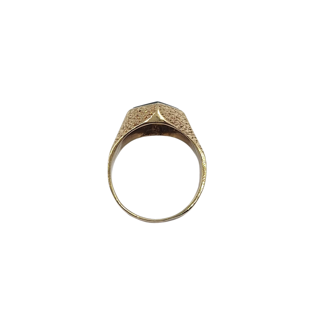 9ct Yellow Gold Bloodstone Signet Ring