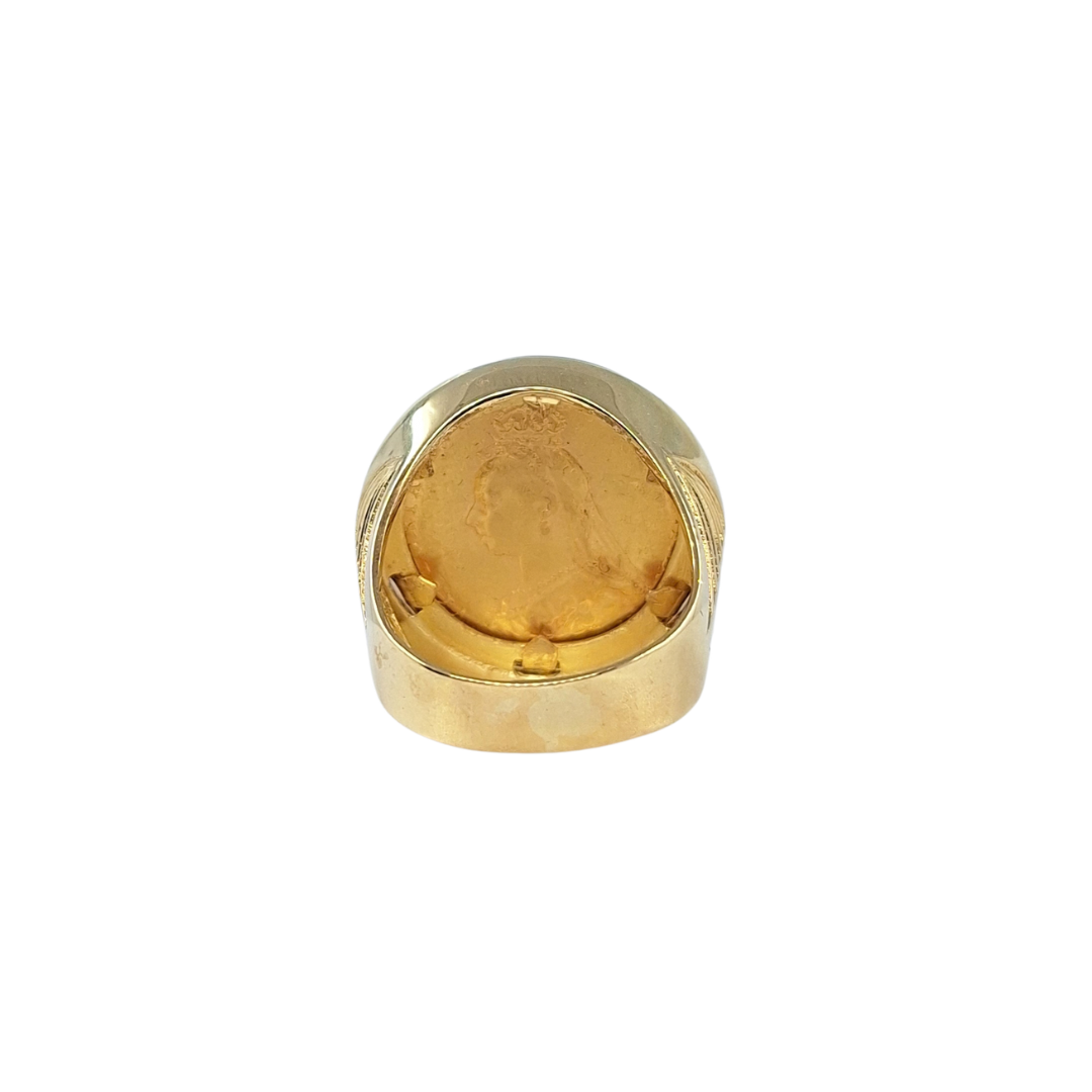 1892 Full Sovereign Ring