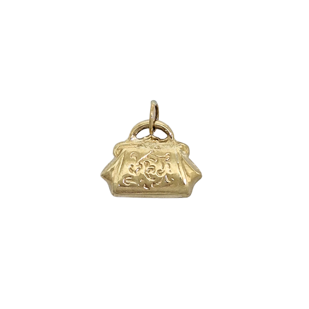 9ct Yellow Gold Bag Charm