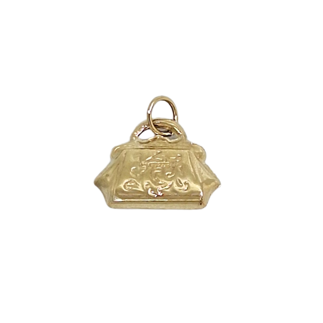 9ct Yellow Gold Bag Charm