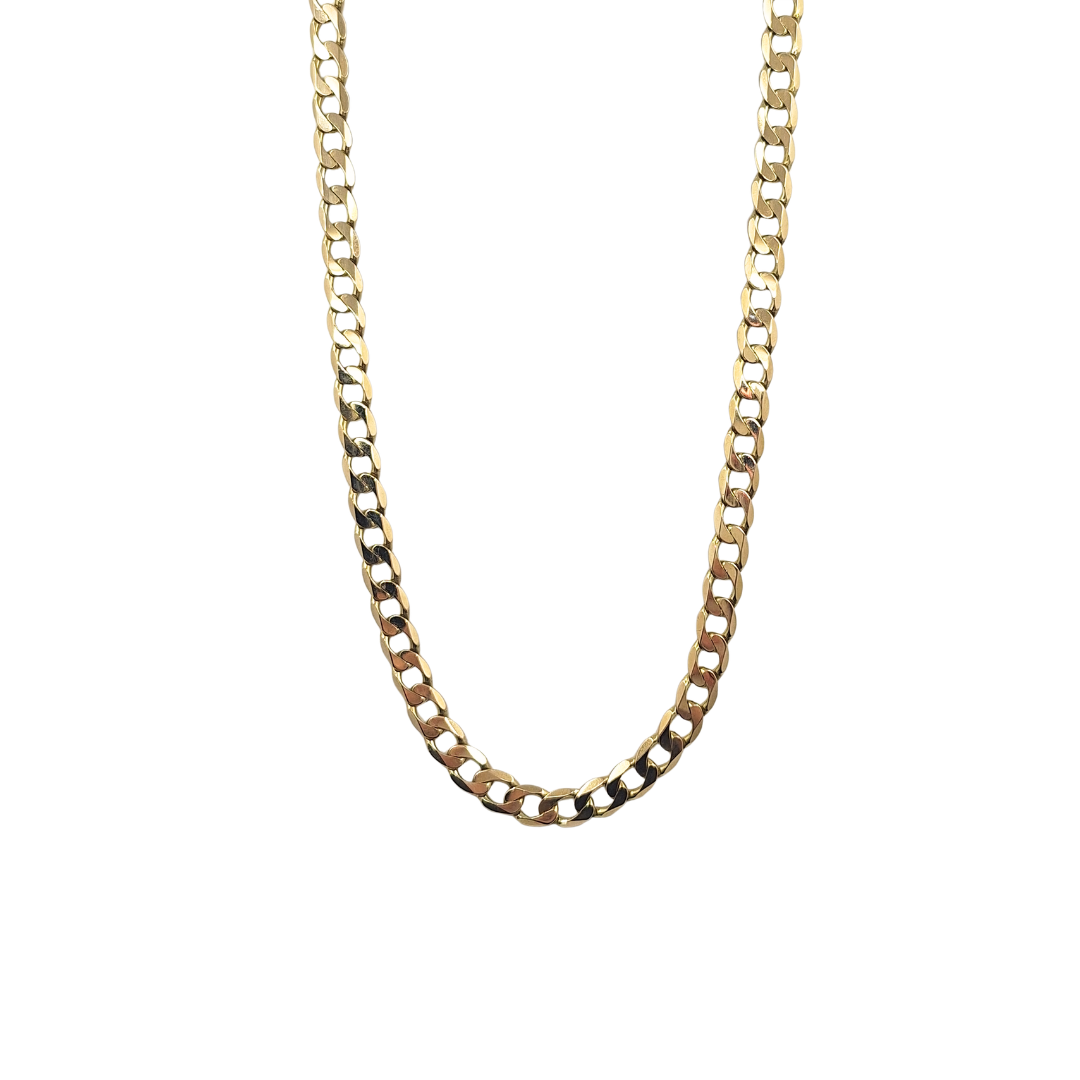 9ct Yellow Gold Curb Chain