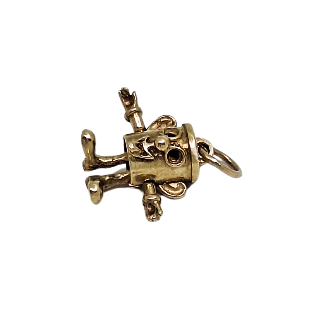 9ct Yellow Gold Tin Man Charm