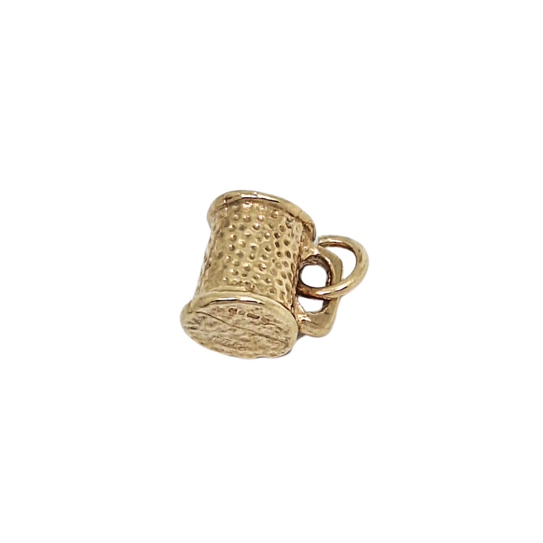 9ct Yellow Gold Tankard Charm