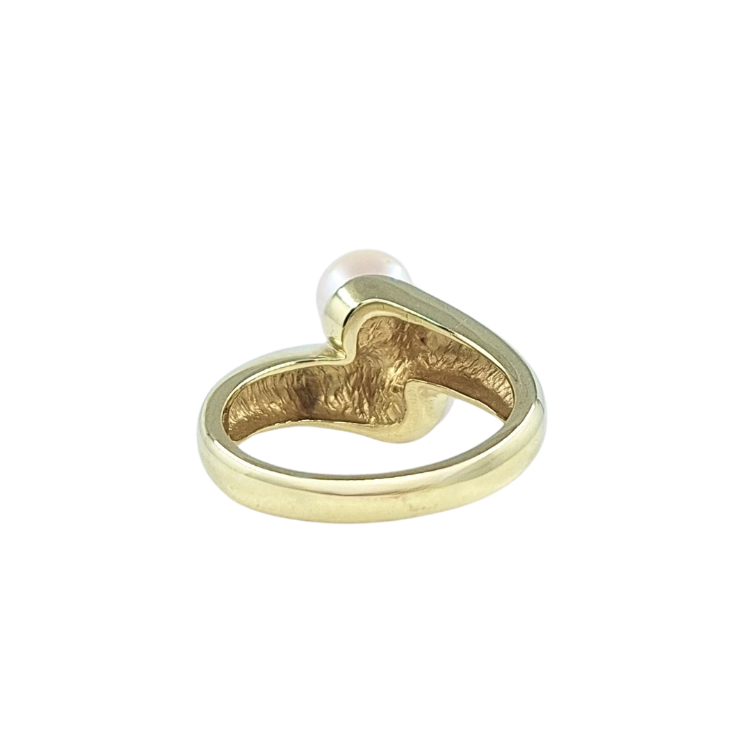 9ct Yellow Gold Pearl & Diamond Ring