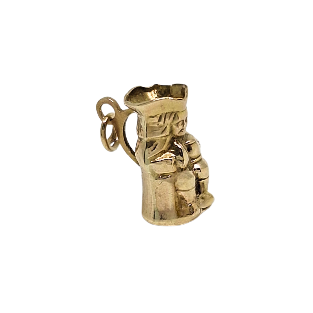 9ct Yellow Gold Toby Jug Charm