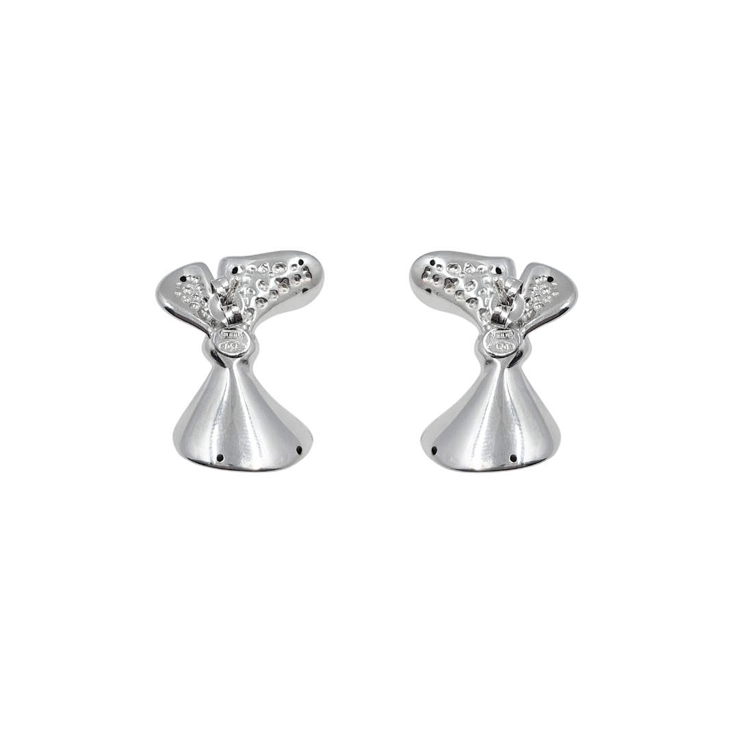 18ct White Gold Earring Necklace And Pendant Set
