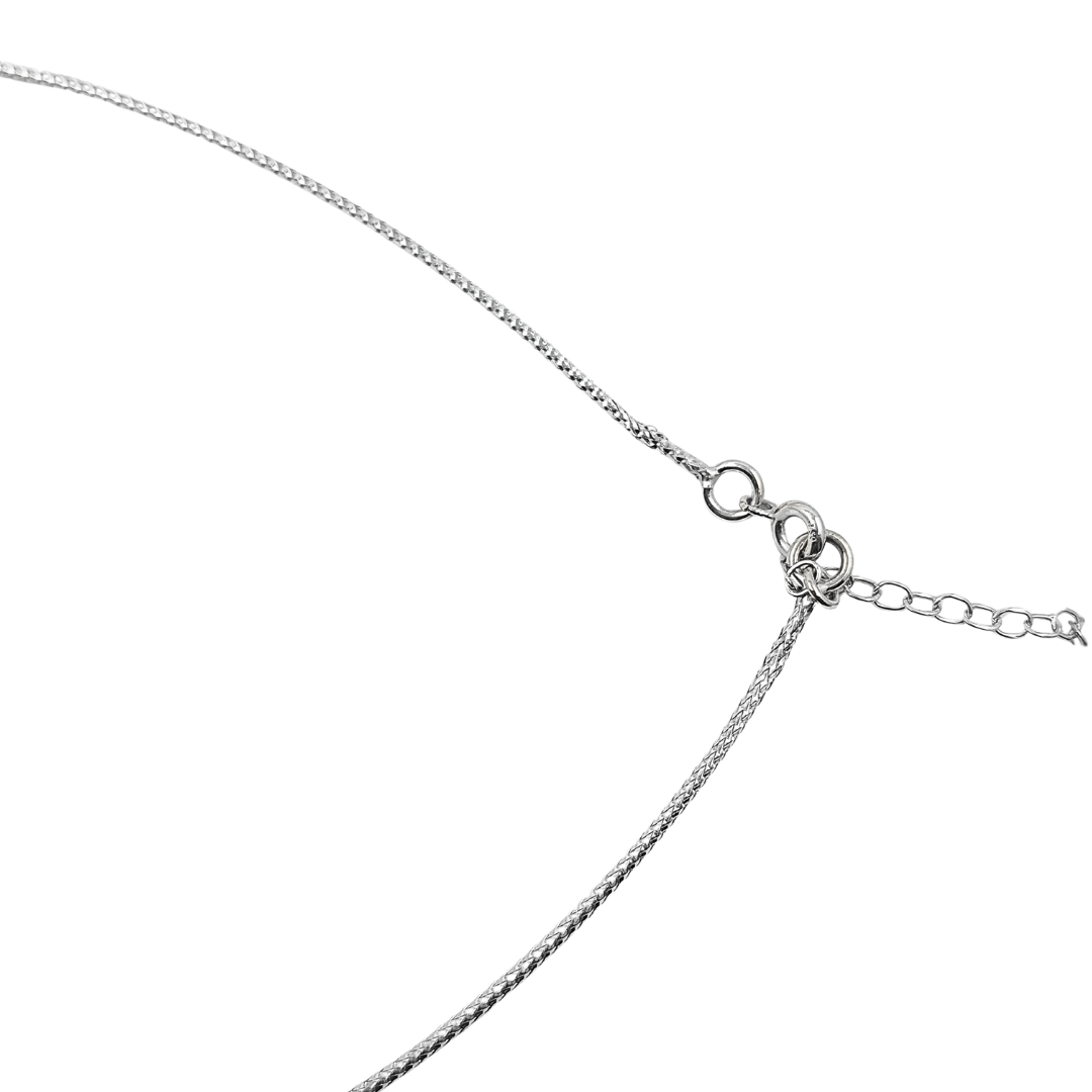 18ct White Gold Earring Necklace And Pendant Set