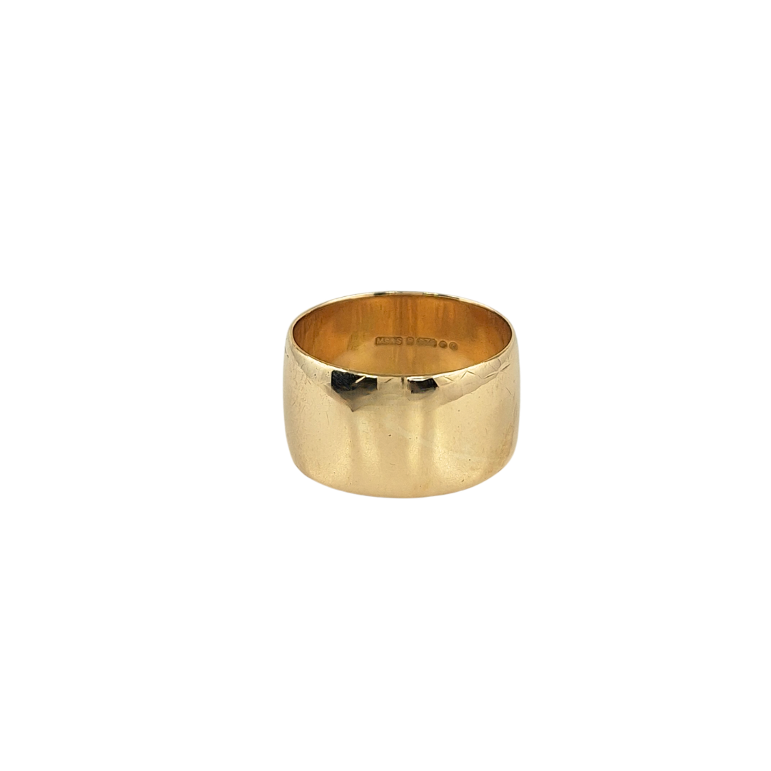 9ct Yellow Gold Plain Wedding Band