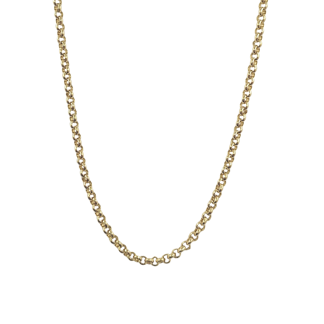 9ct Yellow Gold Belcher Chain 22"