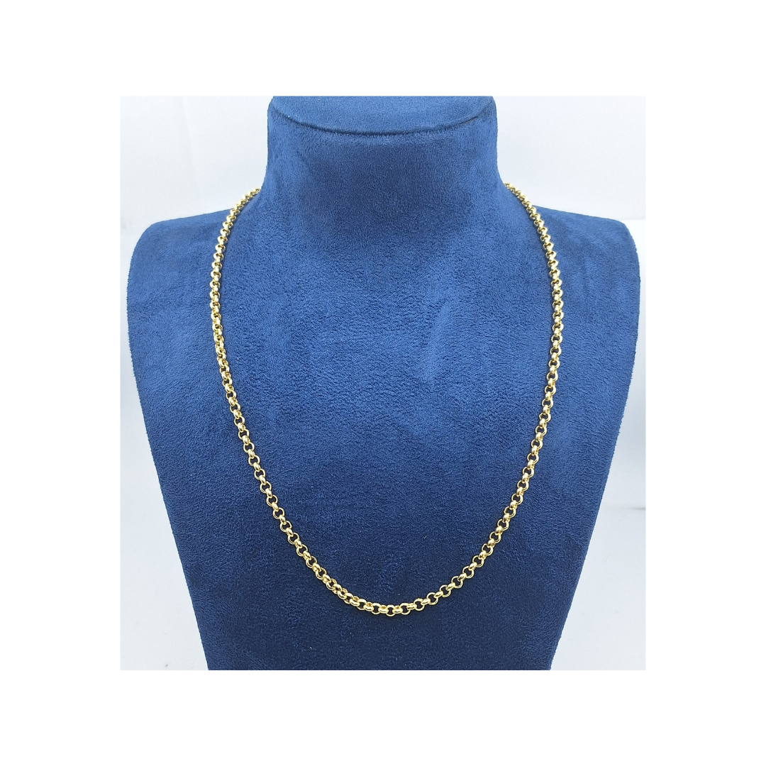 9ct Yellow Gold Belcher Chain 22"