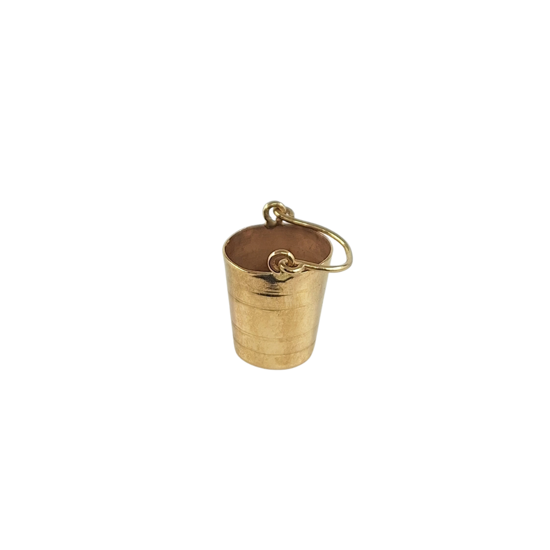 9ct Yellow Gold Bucket Charm