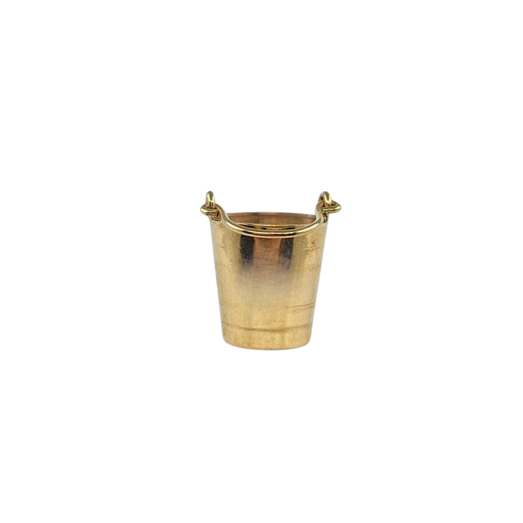 9ct Yellow Gold Bucket Charm
