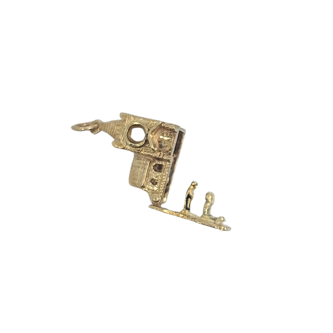 9ct Yellow Gold Church Charm