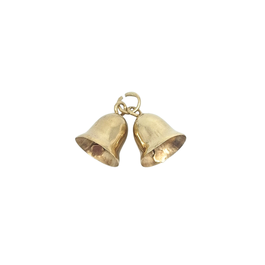 9ct Yellow Gold Bells Charm