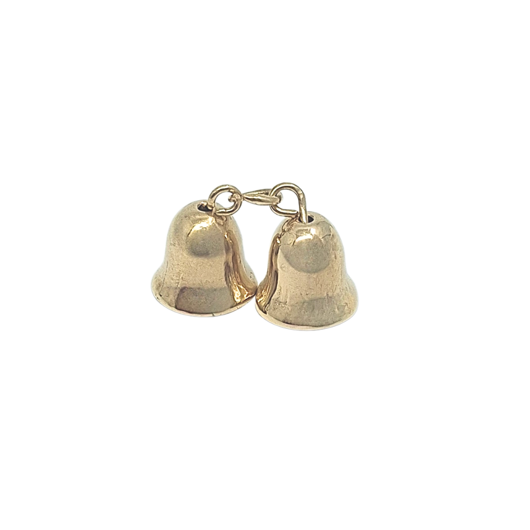 9ct Yellow Gold Bells Charm