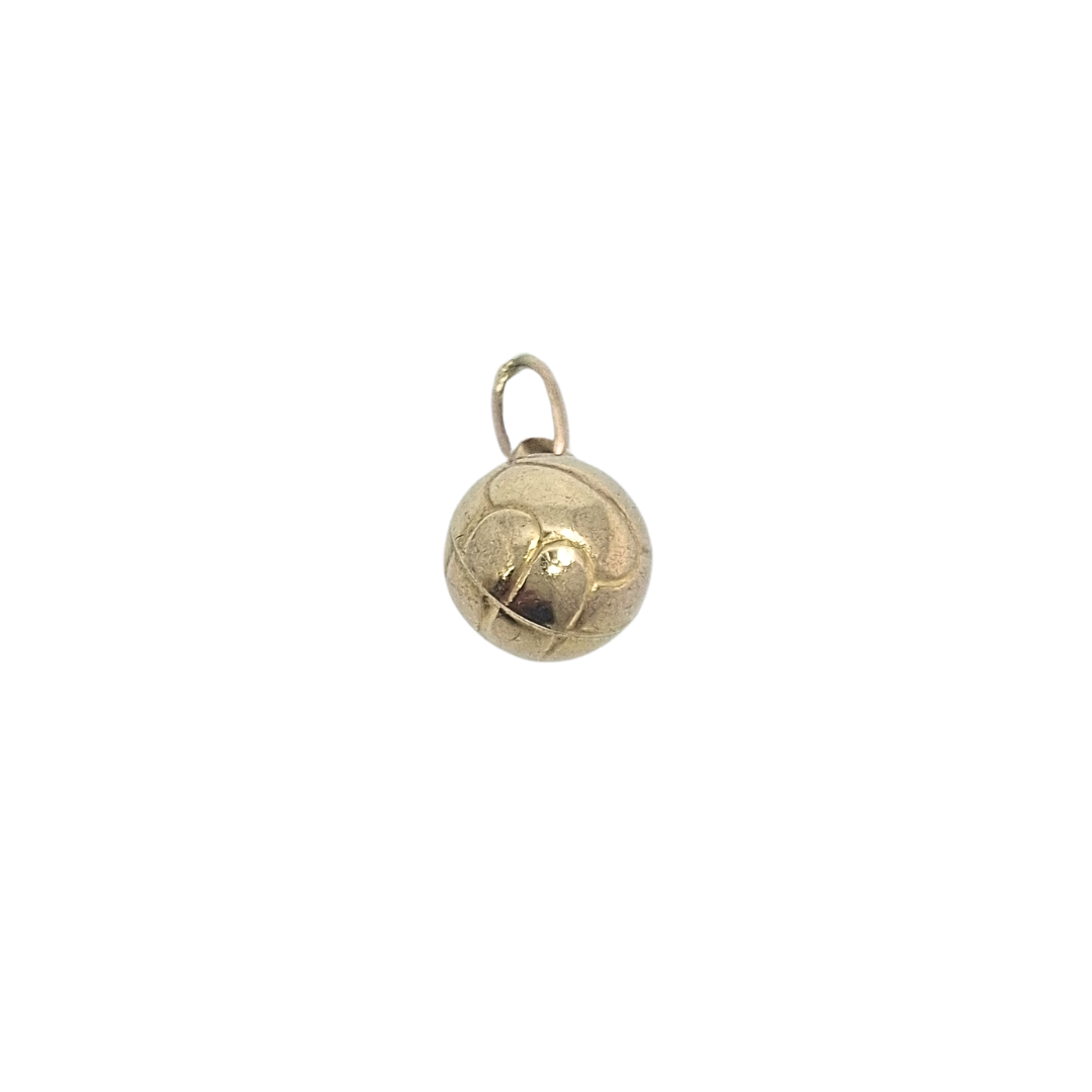 9ct Yellow Gold Football Charm