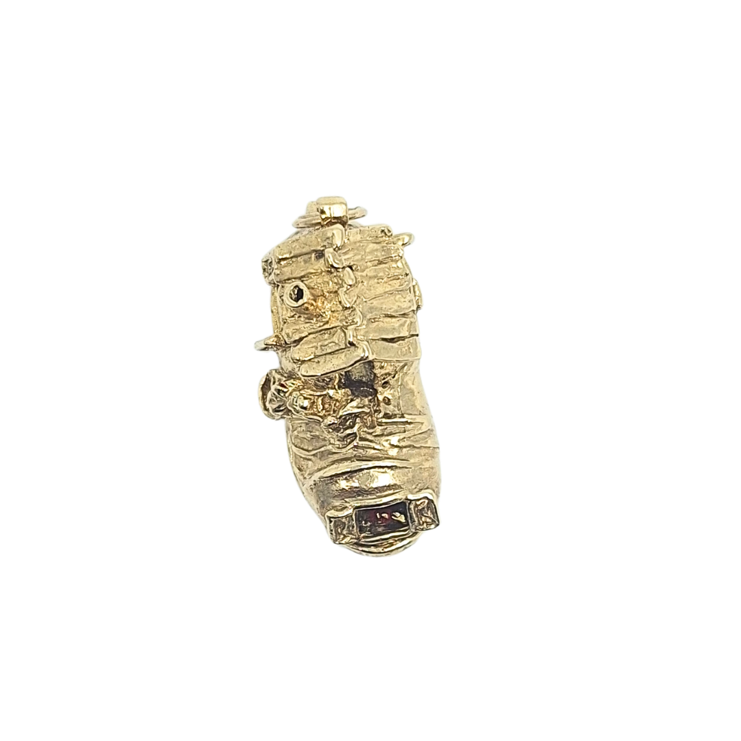 9ct Yellow Gold Boot Charm