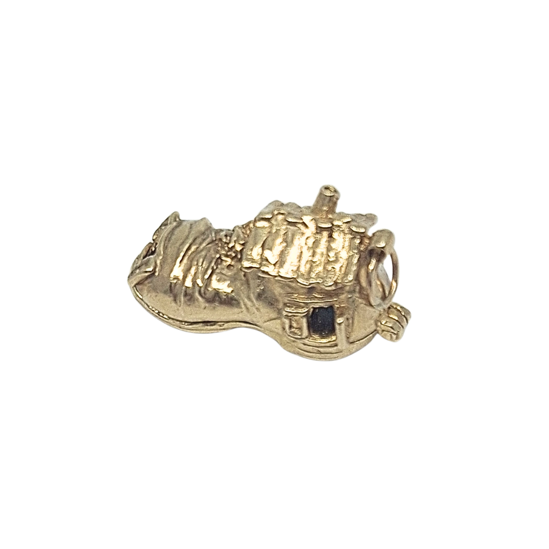 9ct Yellow Gold Boot Charm