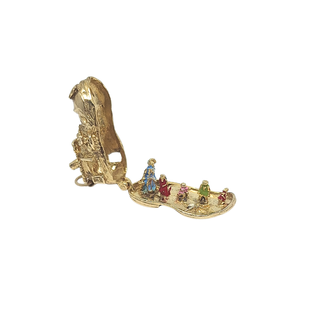 9ct Yellow Gold Boot Charm